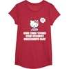 image:imageHello Kitty One Kind Word Can Change Someones Day TShirt SmallRed Heather