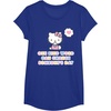image:imageHello Kitty One Kind Word Can Change Someones Day TShirt SmallRoyal Blue