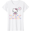 image:imageHello Kitty One Kind Word Can Change Someones Day TShirt SmallWhite