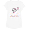 image:imageHello Kitty One Kind Word Can Change Someones Day TShirt SmallWhite