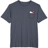 image:imageHello Kitty Peeking Pocket Tee Shirt TShirtHeather Blue