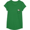 image:imageHello Kitty Peeking Pocket Tee Shirt TShirtKelly Green