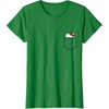 image:imageHello Kitty Peeking Pocket Tee Shirt TShirtKelly Green