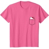 image:imageHello Kitty Peeking Pocket Tee Shirt TShirtPink Heather