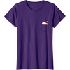 image:imageHello Kitty Peeking Pocket Tee Shirt TShirtPurple