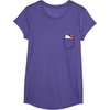 image:imageHello Kitty Peeking Pocket Tee Shirt TShirtPurple Heather