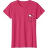 image:imageHello Kitty Peeking Pocket Tee Shirt TShirtRed Heather