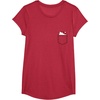 image:imageHello Kitty Peeking Pocket Tee Shirt TShirtRed Heather