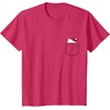 image:imageHello Kitty Peeking Pocket Tee Shirt TShirtRed Heather