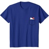 image:imageHello Kitty Peeking Pocket Tee Shirt TShirtRoyal Blue