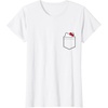image:imageHello Kitty Peeking Pocket Tee Shirt TShirtWhite