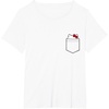 image:imageHello Kitty Peeking Pocket Tee Shirt TShirtWhite