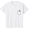 image:imageHello Kitty Peeking Pocket Tee Shirt TShirtWhite