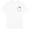 image:imageHello Kitty Peeking Pocket Tee Shirt TShirtWhite