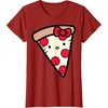 image:imageHello Kitty Pizza Slice Tee Shirt TShirtCranberry Red