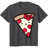 image:imageHello Kitty Pizza Slice Tee Shirt TShirtDark Heather Grey