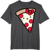 image:imageHello Kitty Pizza Slice Tee Shirt TShirtDark Heather Grey