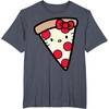image:imageHello Kitty Pizza Slice Tee Shirt TShirtHeather Blue