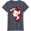 image:imageHello Kitty Pizza Slice Tee Shirt TShirtHeather Blue