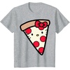image:imageHello Kitty Pizza Slice Tee Shirt TShirtHeather Grey