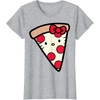 image:imageHello Kitty Pizza Slice Tee Shirt TShirtHeather Grey