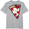 image:imageHello Kitty Pizza Slice Tee Shirt TShirtHeather Grey