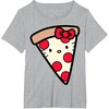 image:imageHello Kitty Pizza Slice Tee Shirt TShirtHeather Grey