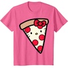 image:imageHello Kitty Pizza Slice Tee Shirt TShirtPink Heather