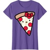 image:imageHello Kitty Pizza Slice Tee Shirt TShirtPurple Heather