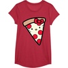 image:imageHello Kitty Pizza Slice Tee Shirt TShirtRed Heather