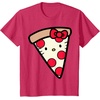 image:imageHello Kitty Pizza Slice Tee Shirt TShirtRed Heather