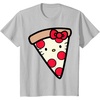 image:imageHello Kitty Pizza Slice Tee Shirt TShirtSilver Grey