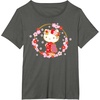 image:imageHello Kitty Sakura Spring TShirtAsphalt Grey
