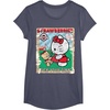 image:imageHello Kitty Strawberry Picking Farm TShirt SmallHeather Blue