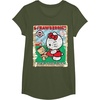 image:imageHello Kitty Strawberry Picking Farm TShirt SmallOlive Green