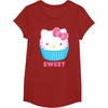image:imageHello Kitty Sweet Cupcake TShirtCranberry Red