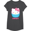 image:imageHello Kitty Sweet Cupcake TShirtDark Heather Grey