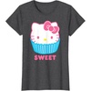 image:imageHello Kitty Sweet Cupcake TShirtDark Heather Grey