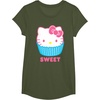 image:imageHello Kitty Sweet Cupcake TShirtOlive Green