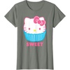 image:imageHello Kitty Sweet Cupcake TShirtOlive Heather
