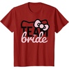 image:imageHello Kitty Team Bride for Bridal Party Bridesmaid TShirt SmallCranberry Red