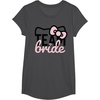 image:imageHello Kitty Team Bride for Bridal Party Bridesmaid TShirt SmallDark Heather Grey