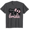 image:imageHello Kitty Team Bride for Bridal Party Bridesmaid TShirt SmallDark Heather Grey