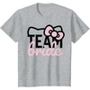 image:imageHello Kitty Team Bride for Bridal Party Bridesmaid TShirt SmallHeather Grey