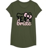image:imageHello Kitty Team Bride for Bridal Party Bridesmaid TShirt SmallOlive Green