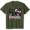 image:imageHello Kitty Team Bride for Bridal Party Bridesmaid TShirt SmallOlive Green