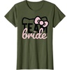 image:imageHello Kitty Team Bride for Bridal Party Bridesmaid TShirt SmallOlive Green