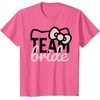 image:imageHello Kitty Team Bride for Bridal Party Bridesmaid TShirt SmallPink Heather