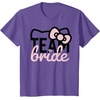 image:imageHello Kitty Team Bride for Bridal Party Bridesmaid TShirt SmallPurple Heather