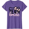 image:imageHello Kitty Team Bride for Bridal Party Bridesmaid TShirt SmallPurple Heather